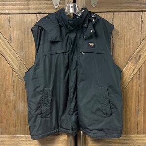 Paul & Shark Yachting Hooded Technical Nautical Button Up Zipper Vest Size 3XL